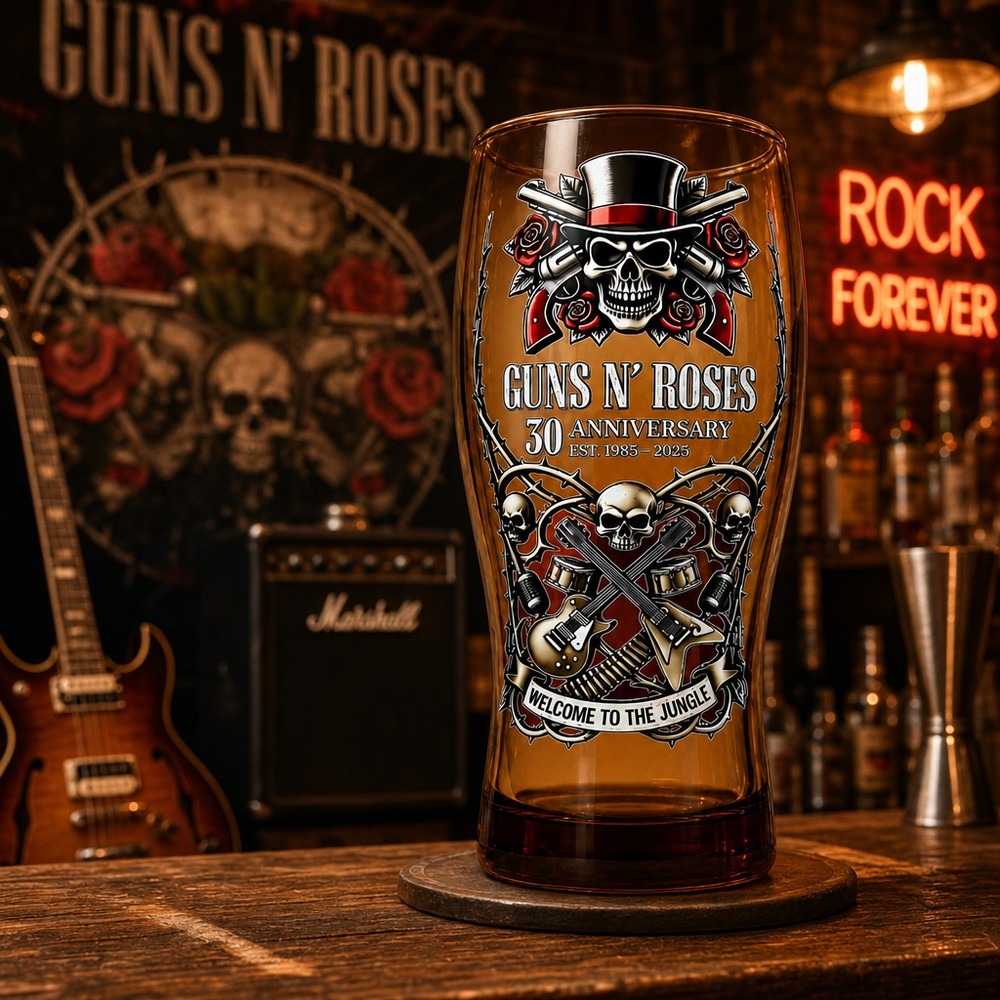 Vintage Collectible Guns - Chope à bière commémorative Guns N'