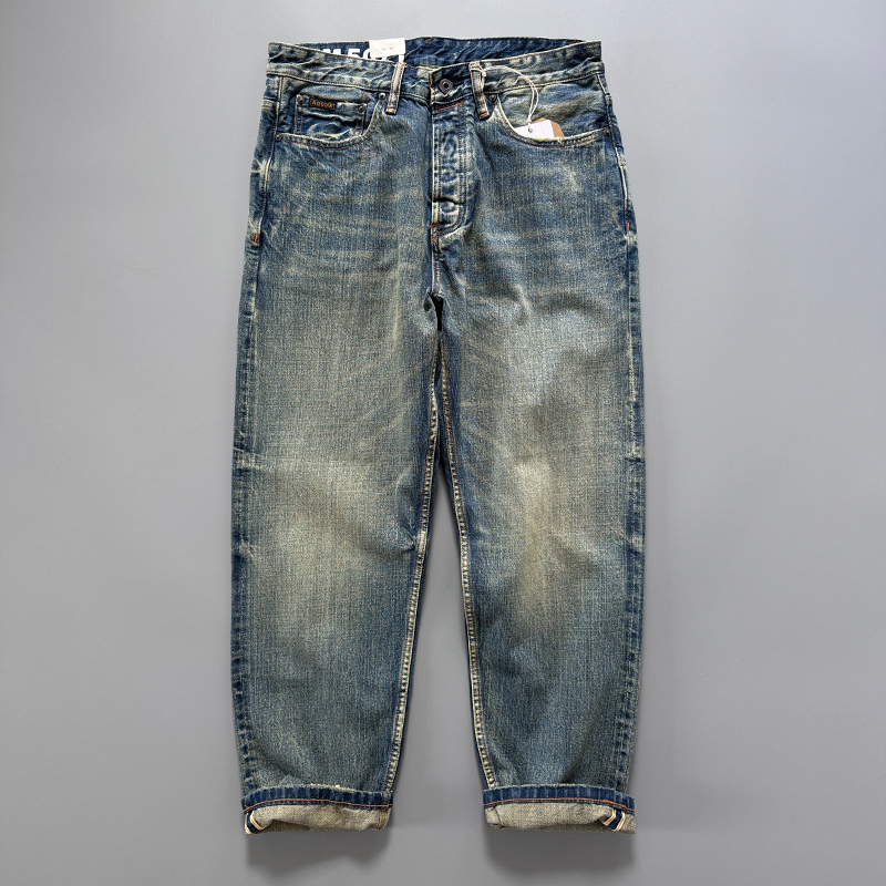 Jean en denim selvedge bleu in - Levis Jeans 501 avis et prix