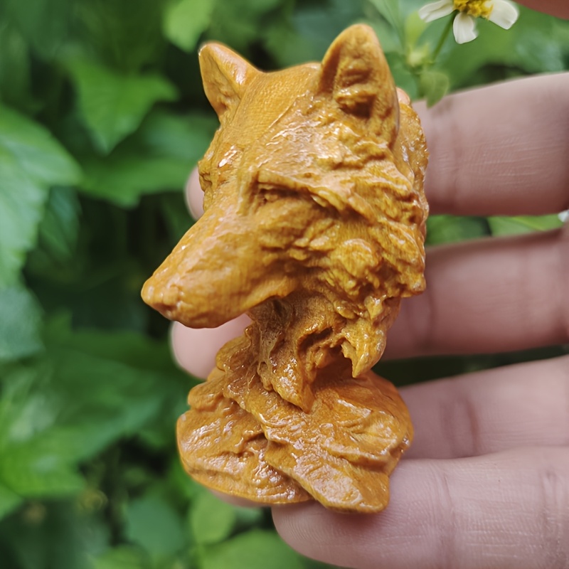 Sculpture de tête de loup en b - Vintage Collectible Christmas Ornaments avis et prix