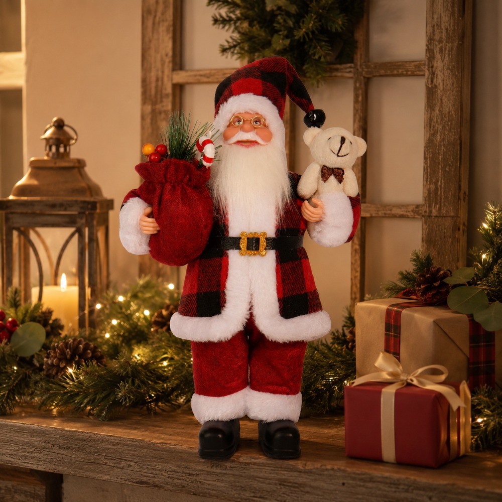 Figurine de Père Noël à carrea - Vintage Collectible Santa avis et prix