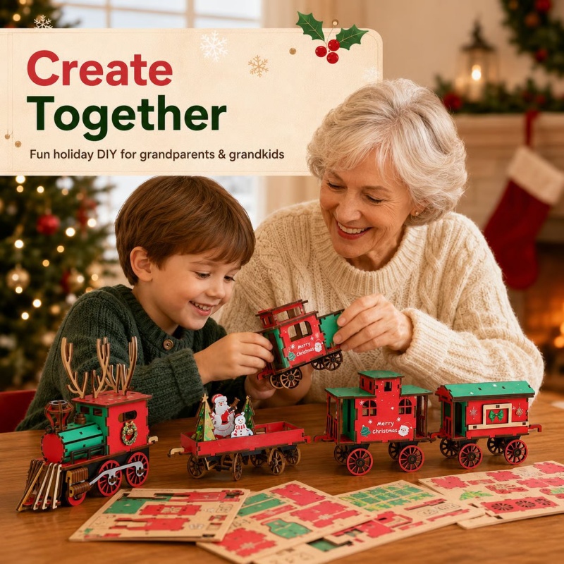 Nouvel ensemble de train en bo - Vintage Collectible Christmas Ornaments avis et prix
